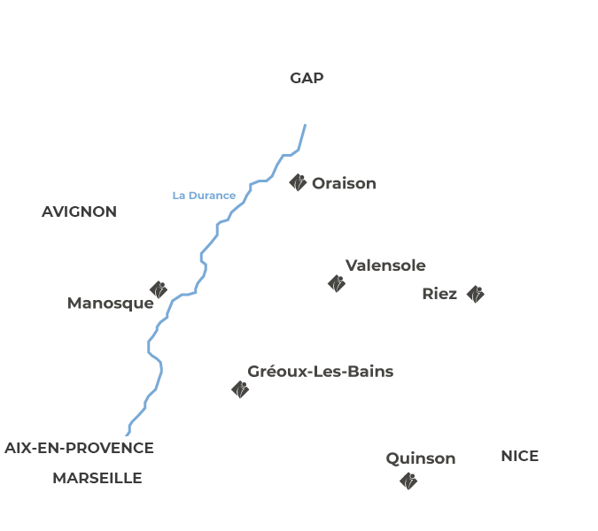 Carte Interactive Durance Luberon Verdon